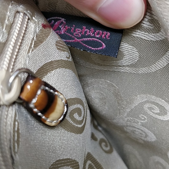 Brighton Patent Leopard Print Crossbody Bag - Picture 6 of 8